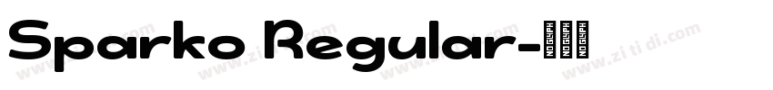 Sparko Regular字体转换